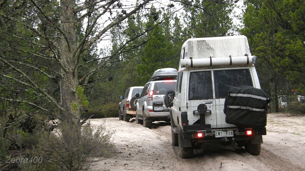 32-Convoy ends our trip with a 5km sand run in the Wail State Forest.JPG